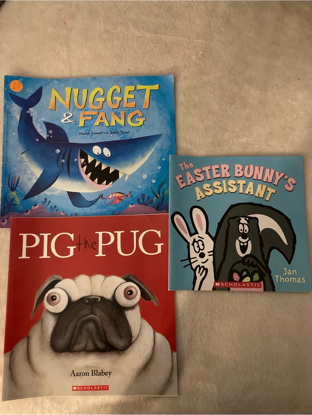 Scholastic Children’s Picture Book Trio - Blue, Red, Teal Covers